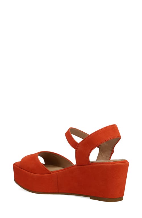 Eileen Fisher Mime Platform Sandal In Tangelo