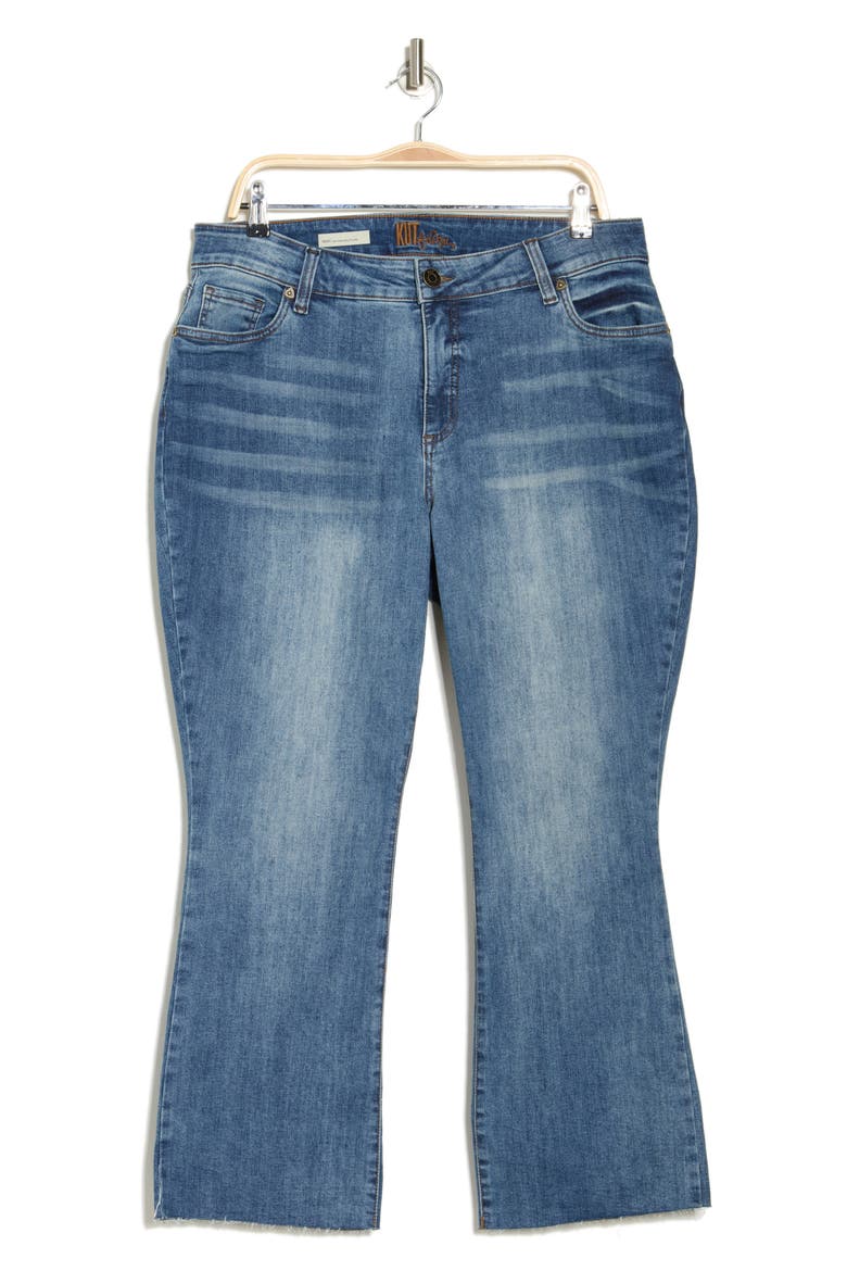 Nikki Kick Flare Jeans, Alternate, color, WITCH HAZEL