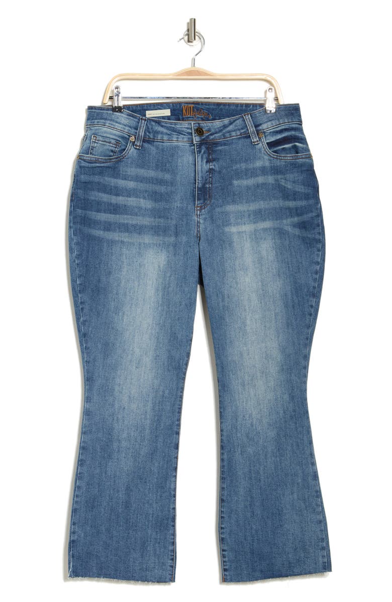 KUT from the Kloth Nikki Kick Flare Jeans, Alternate, color, Witch Hazel