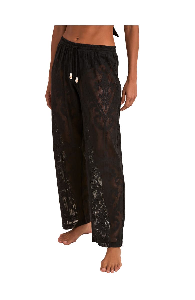 Adore Me Jenny Swimwear Cover-Up Pants Bottom, Main, color, Black