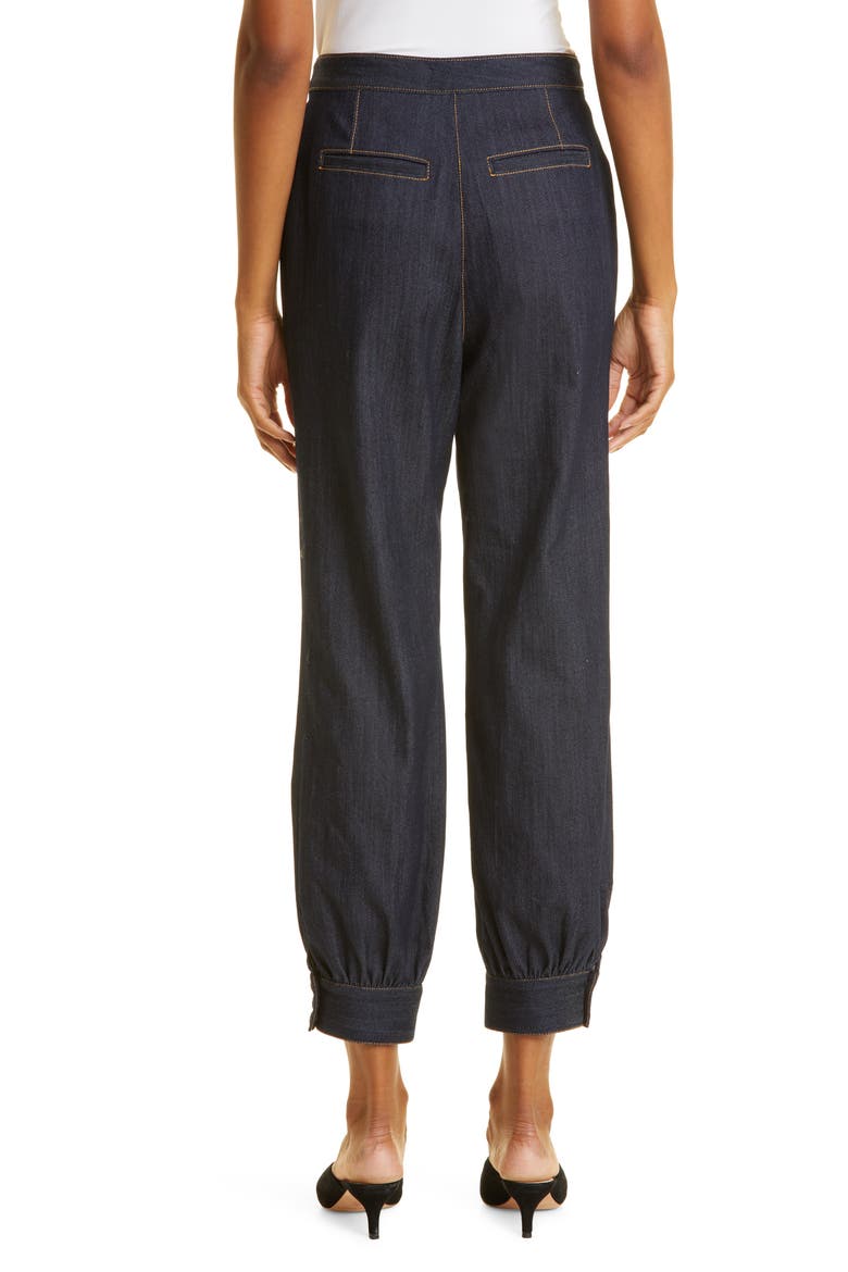 Carrie Cotton Blend Jogger Jeans, Alternate, color, INDIGO