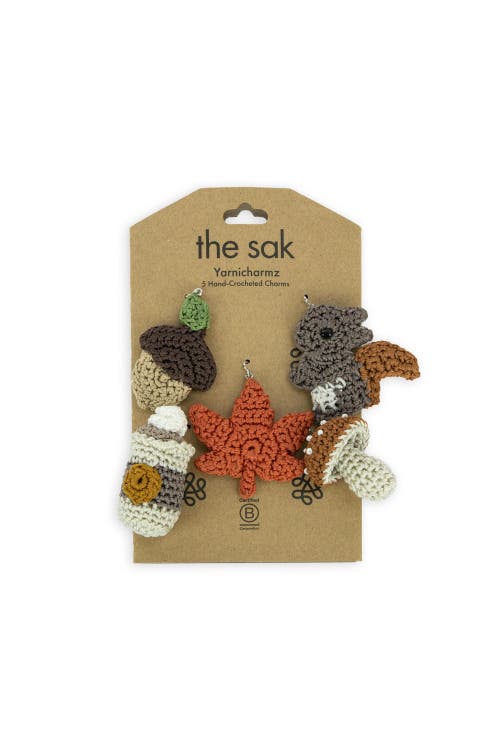 The Sak Yarnicharmz 5 Pack Crochet Charms In Multi