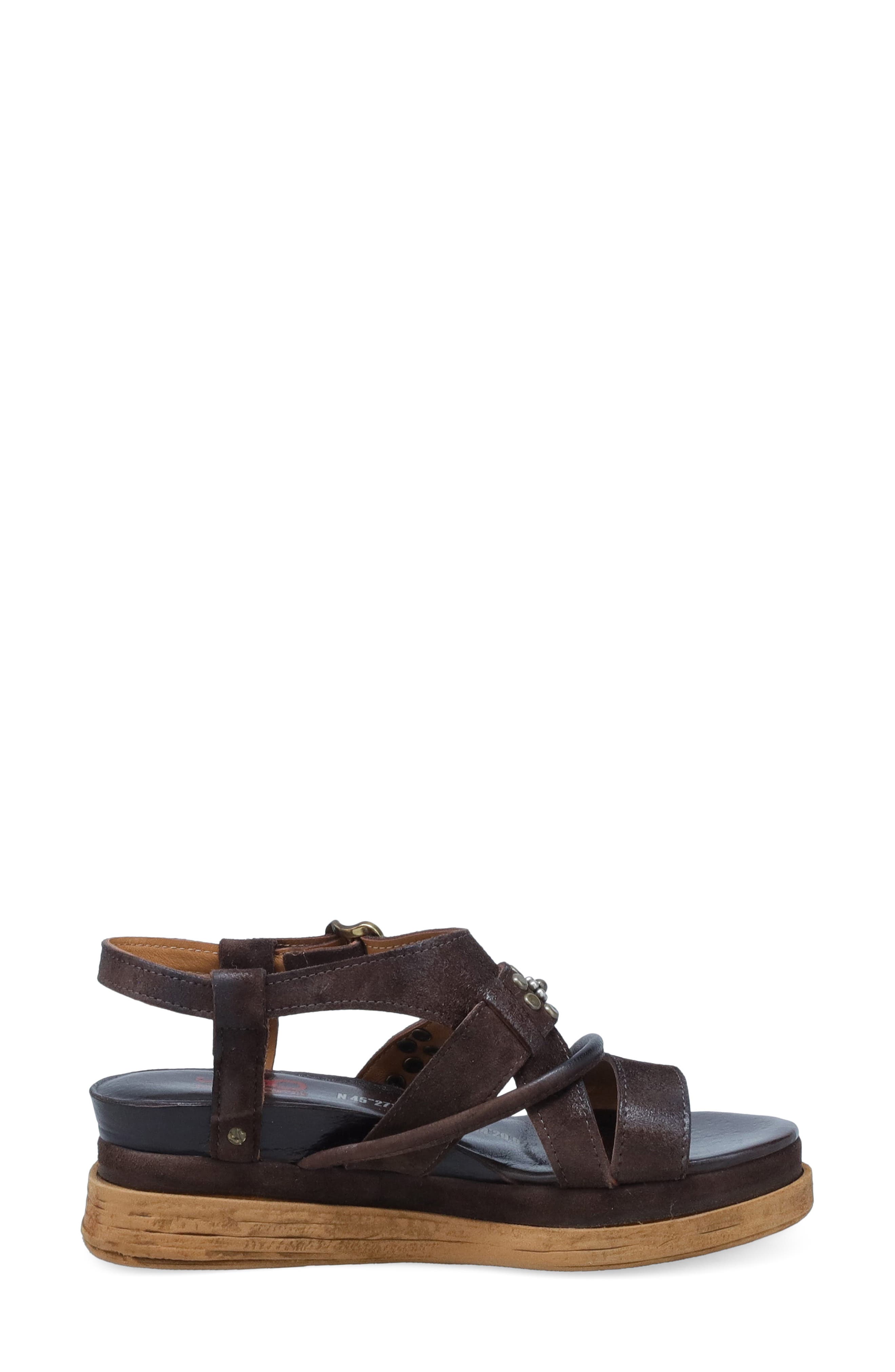 Lowman Platform Sandal, Alternate, color, BROWN