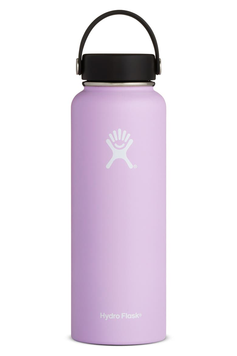 40-Ounce Wide Mouth Cap Water Bottle, Main, color, LILAC