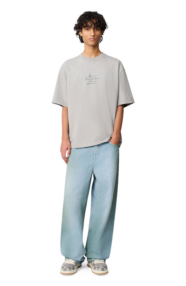 Axel Arigato New York City T-Shirt, Main, color, Grey Melange