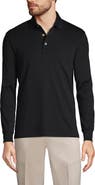 Lands' End Long Sleeve Cotton Supima Polo Shirt
