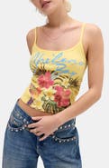 BDG Urban Outfitters Chileno Bay Graphic Floral Camisole