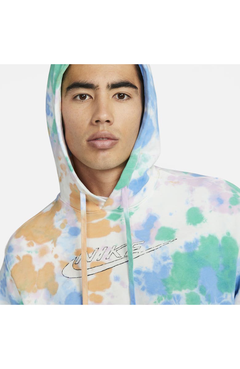 Nike Sportswear Club Fleece Tie Dye Hoodie, Alternate, color, 