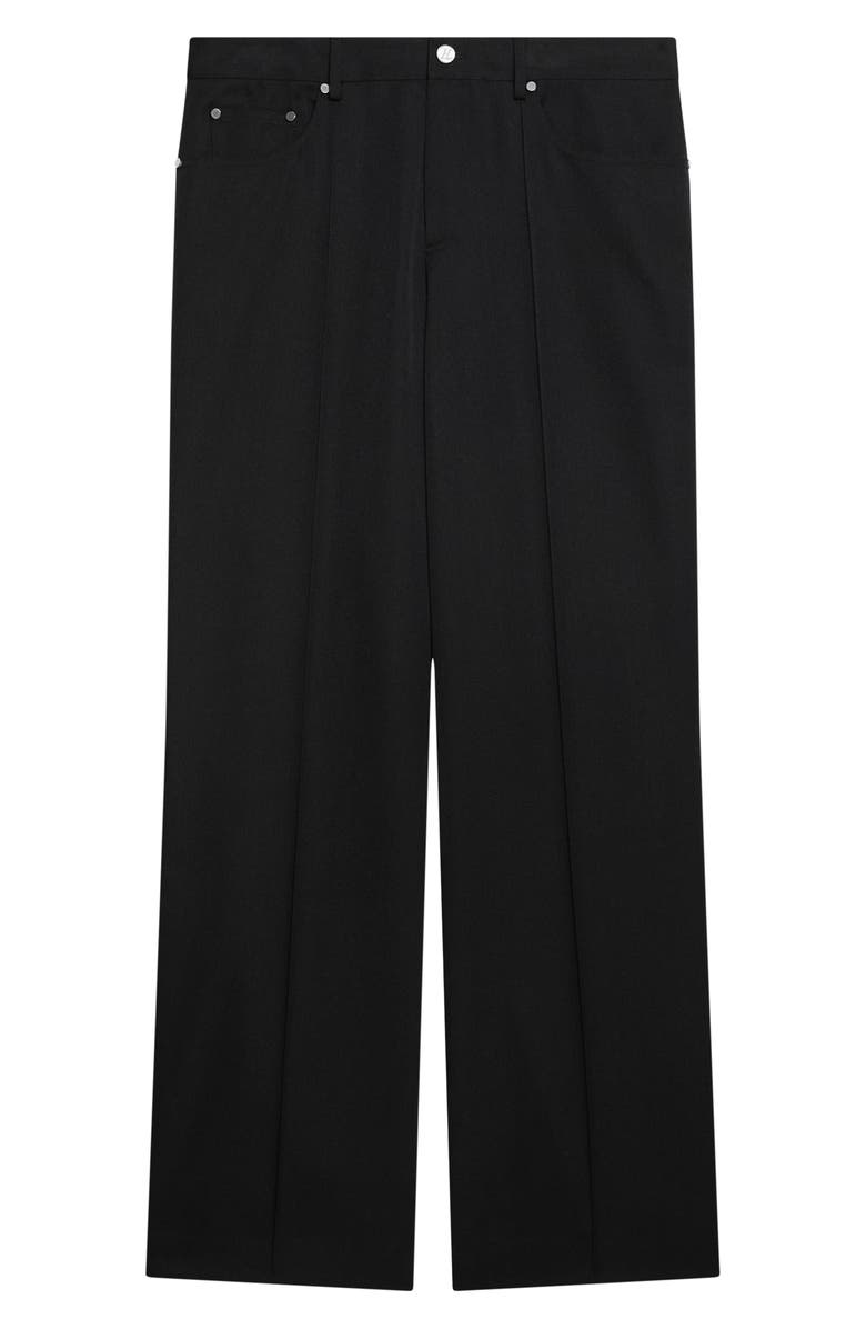 Helmut Lang Five-Pocket Gabardine Dress Pants, Alternate, color, Black
