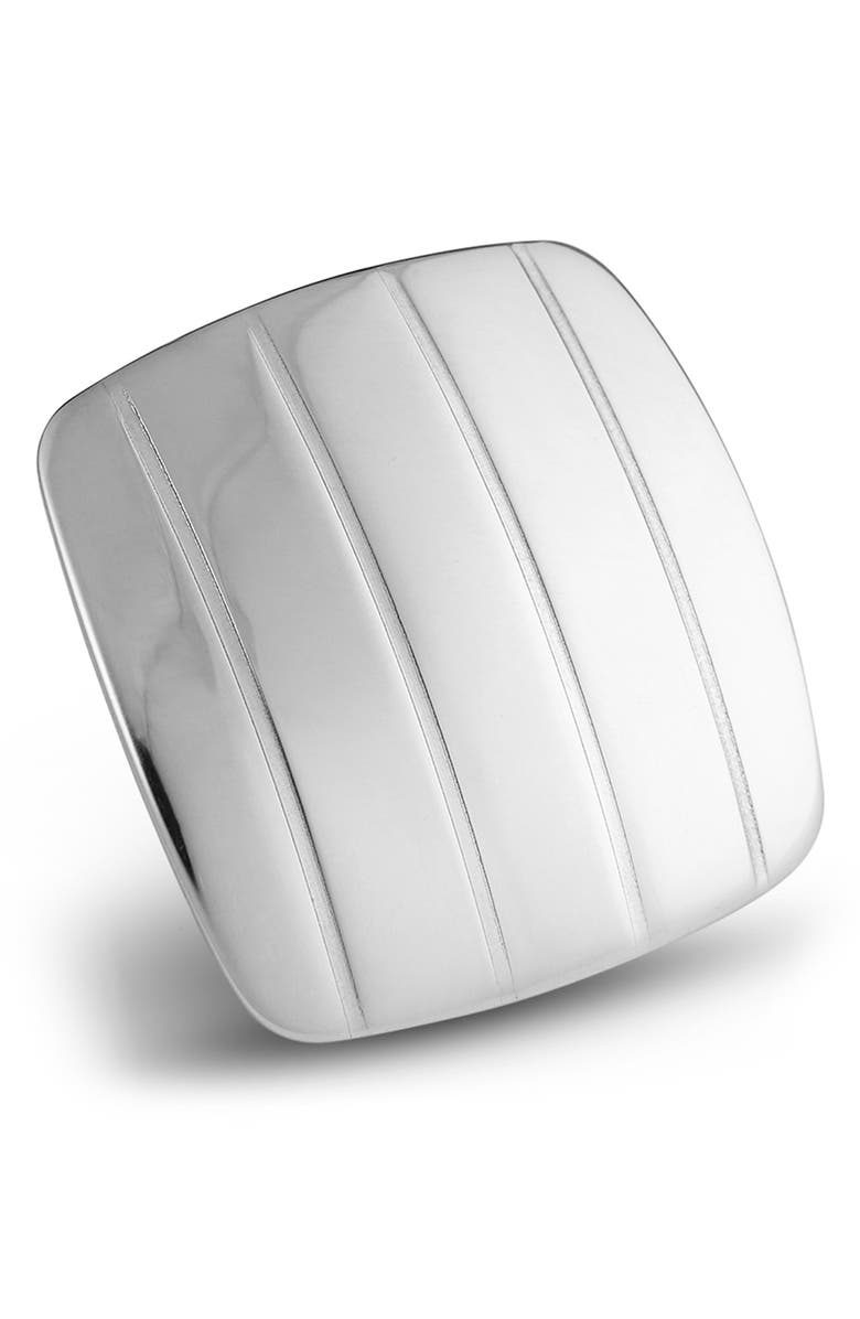 IVI Los Angeles Slot Clip-On Earrings, Alternate, color, Silver