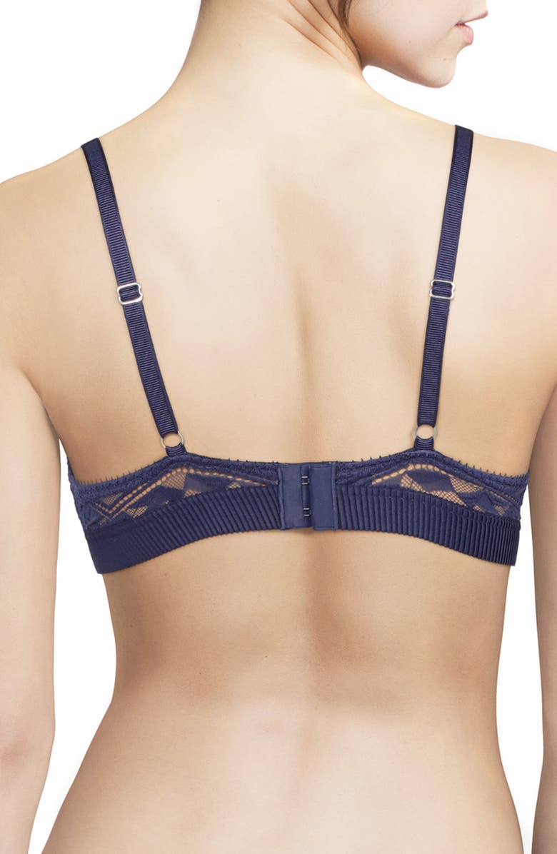 Chantelle Lingerie Sansa Lace Underwire Demi Bra, Alternate, color, 