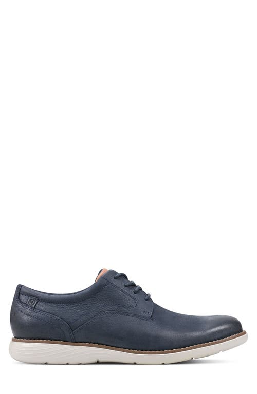 Rockport Garett Plain Toe Derby In Dark Blue