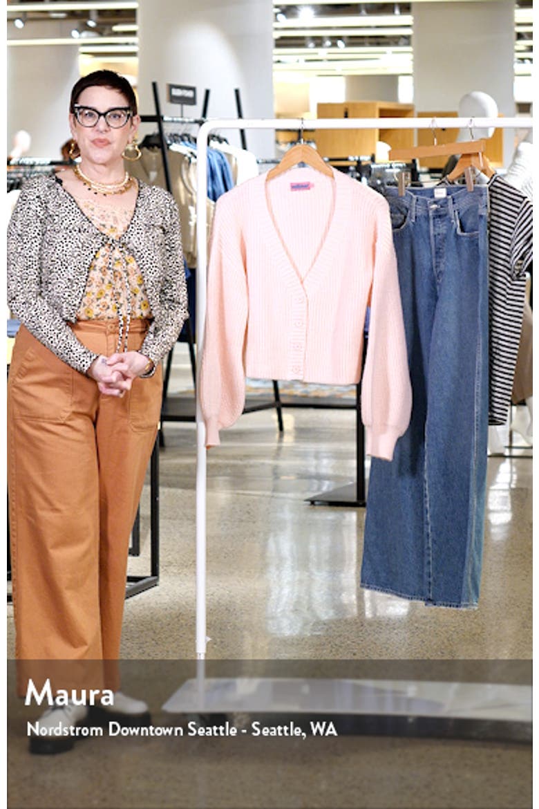 Sabrina Bishop Sleeve Crop Cardigan video