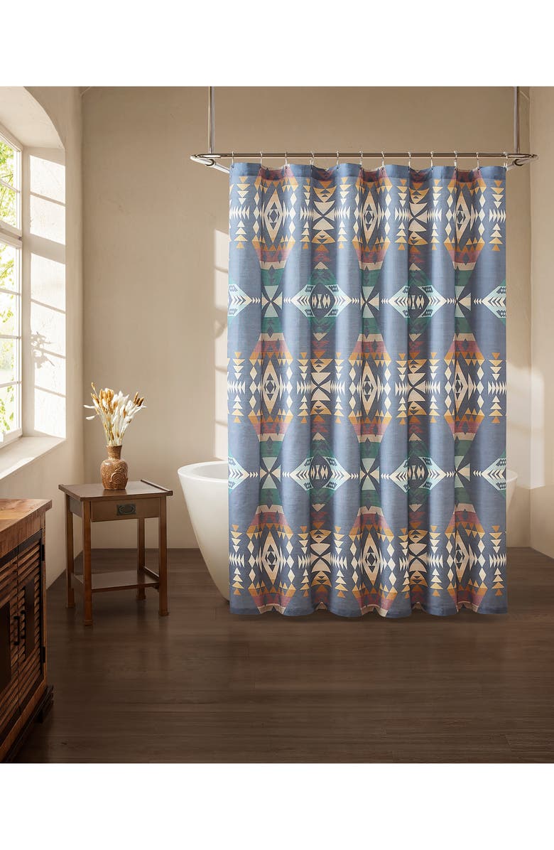 Pendleton Diamond Peak Shower Curtain, Alternate, color, 