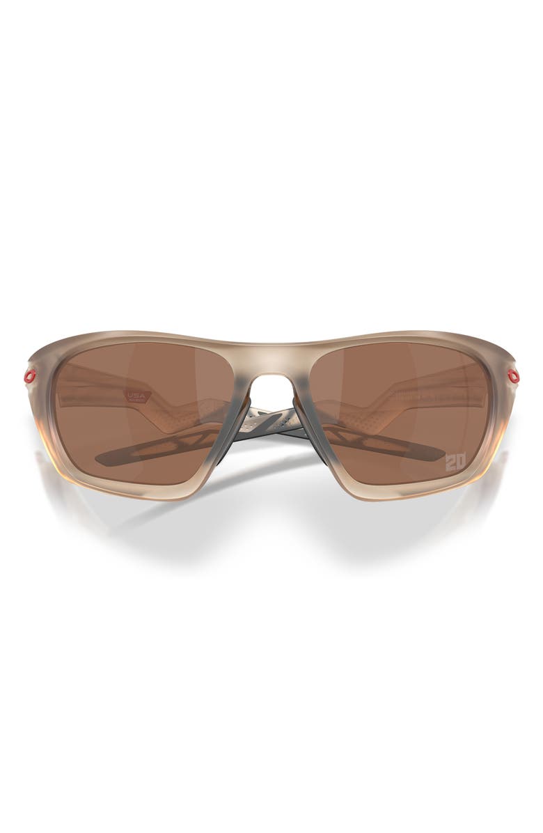 Oakley Lateralis 60mm Rectangle Sunglasses, Alternate, color, Matte Sepia / Prizm Tungsten