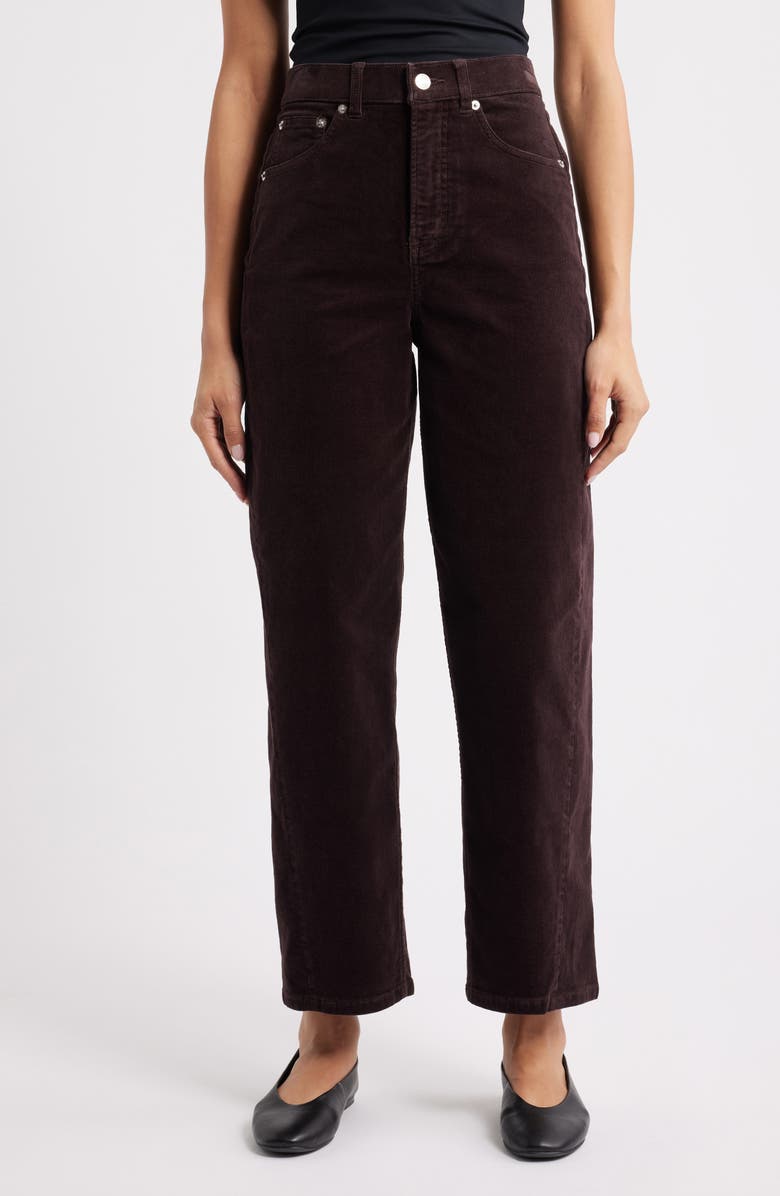 SPANX<sup>®</sup> Corduroy Barrel Pants, Main, color, Truffle Brown