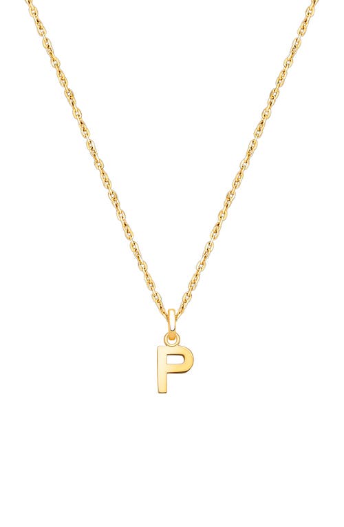 Tiny Blessings 14k Gold Modern Initial 12-14" Necklace In Gold