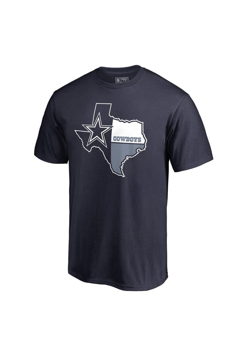 Men's Fanatics Branded Navy Dallas Cowboys Hometown Collection T-Shirt, Alternate, color, Navy