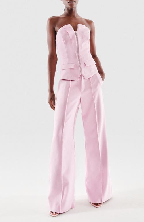 As By Df Monica Structured Twill Top In Pink