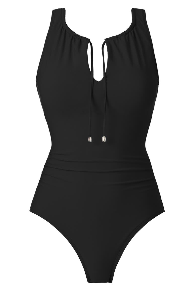 Dee Dee One-Piece Swimsuit, Alternate, color, BLACK