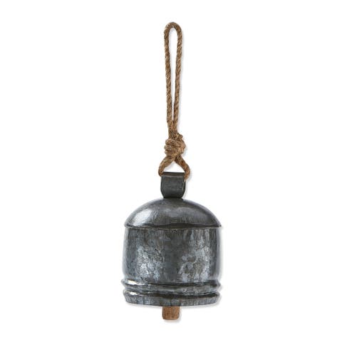 Classic Artisan Silver Bell Decorative Holiday Decor