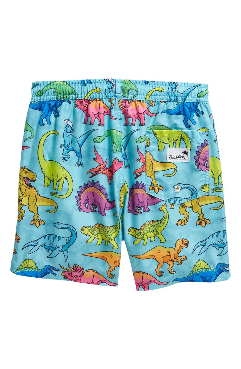 Boardies Kids' Vibrant Dino Swim Trunks, Alternate, color,