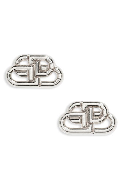 Interlocking Logo Stud Earrings