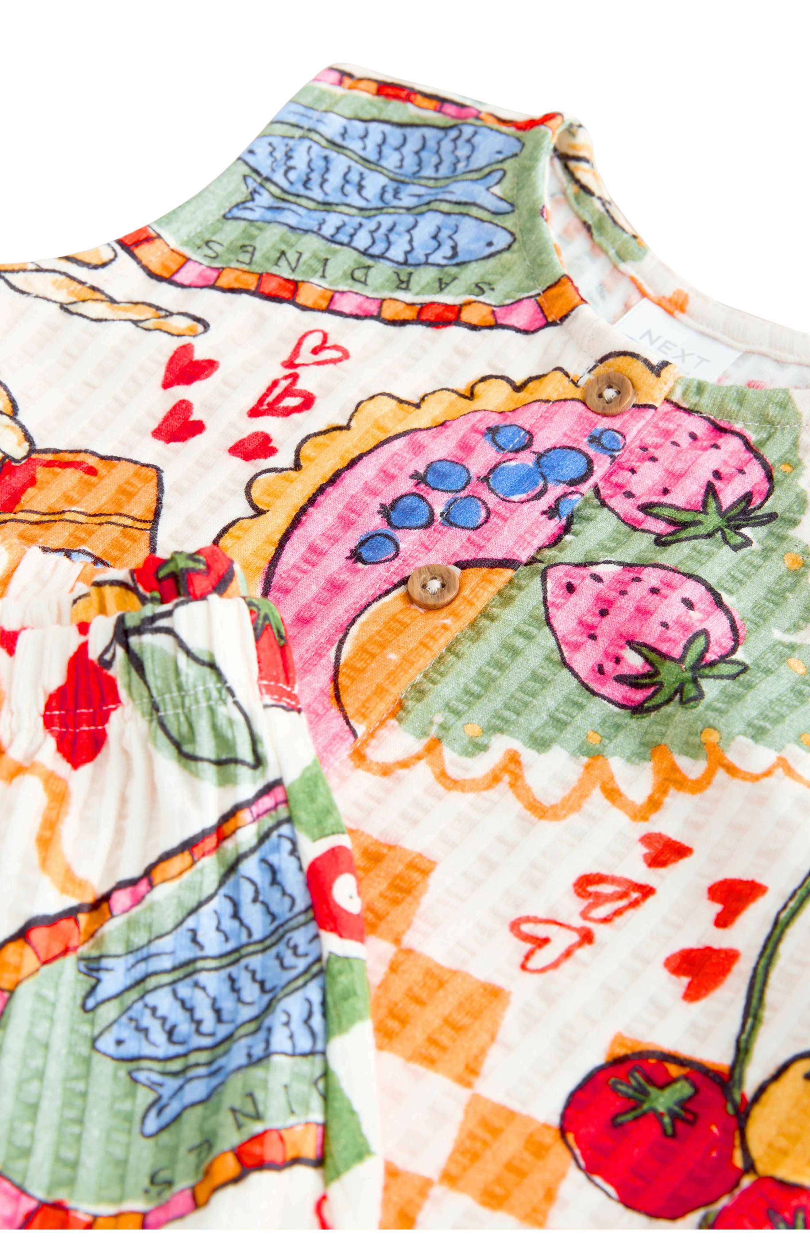 Детские NEXT Kids' Rib Top & Shorts Set — фото 3