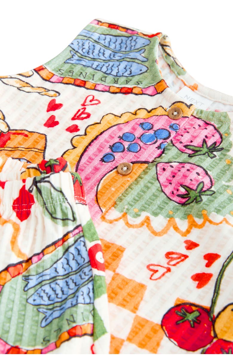 NEXT Kids' Rib Top & Shorts Set, Alternate, color, Multi