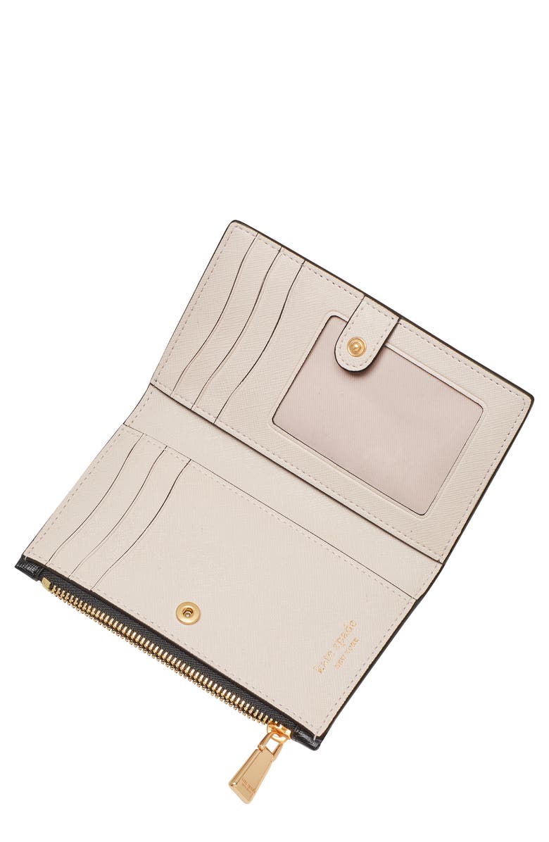 Kate Spade New York morgan small slim bifold wallet, Alternate, color, 