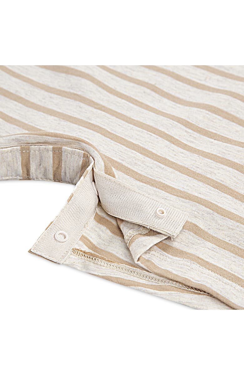 Nike Stripe Romper & Bucket Hat Set, Alternate, color,