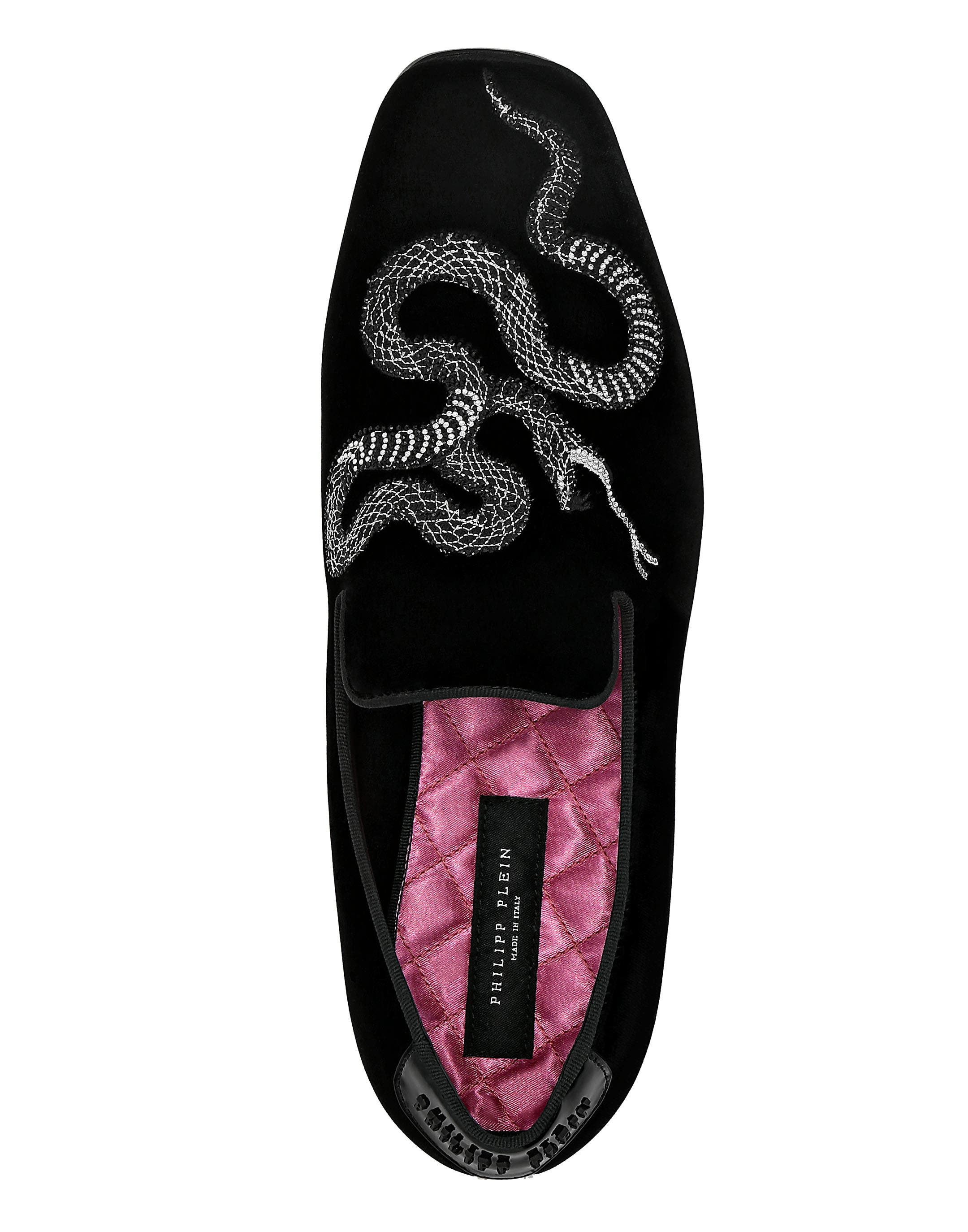 Loafers Snake Men, Alternate, color, black