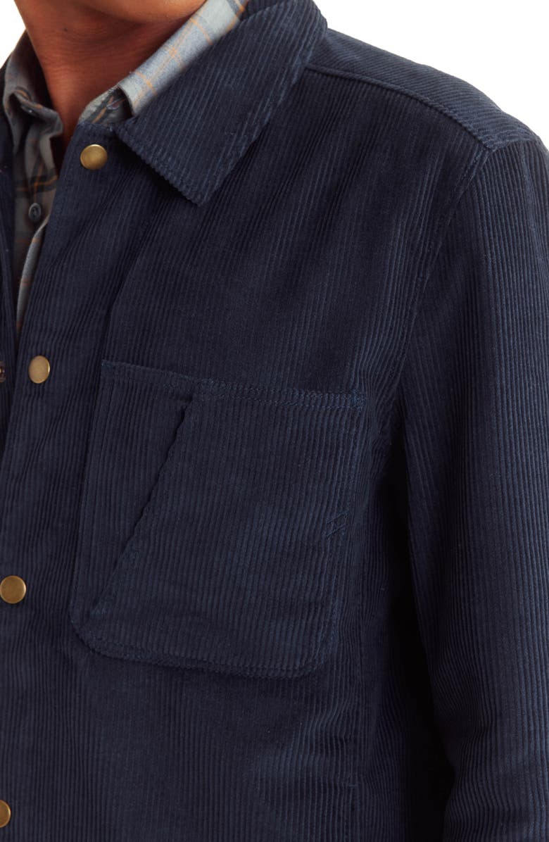 Billy Reid Leroy Corduroy Snap Front Shirt Jacket, Alternate, color, 