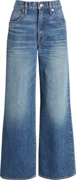 SLVRLAKE Selena High Waist Organic Cotton Wide Leg Jeans