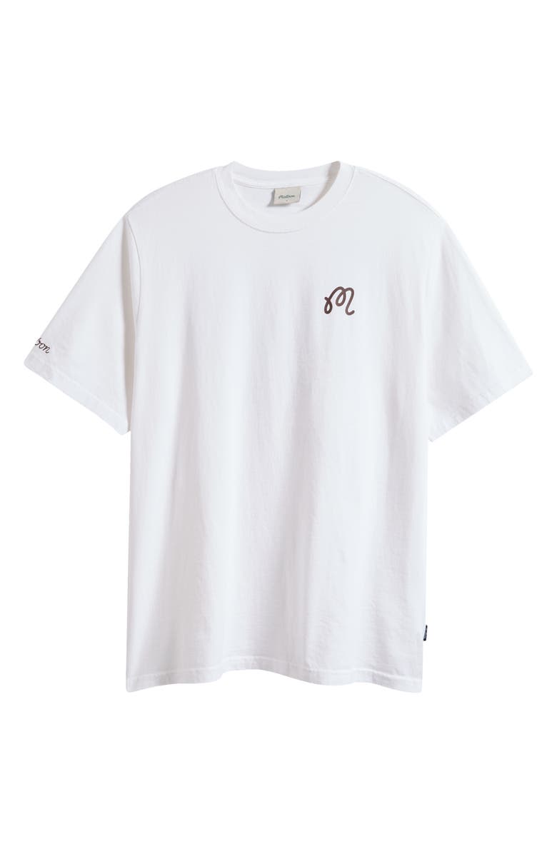 Malbon Golf Bermuda Championship Cotton Graphic T-Shirt, Alternate, color, White