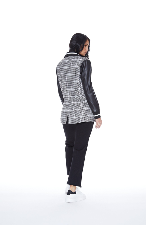 Blue Revival Varsity Blazer In Gray