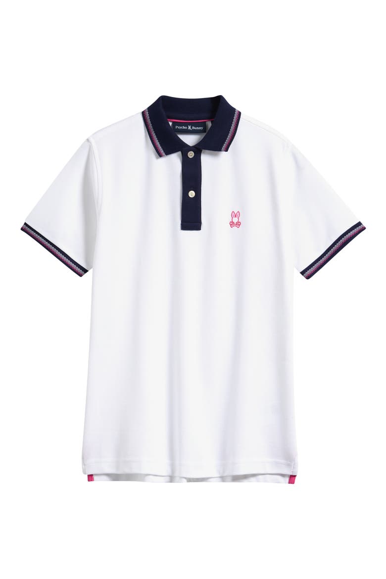 Kids' Carlos Piqué Polo, Main, color, WHITE