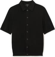 Reiss Phoenix Chevron Knit Button-Up Shirt