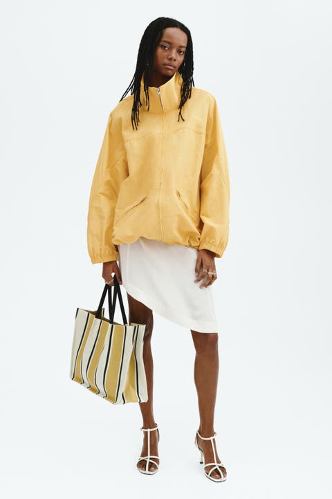Oversized nylon jacket