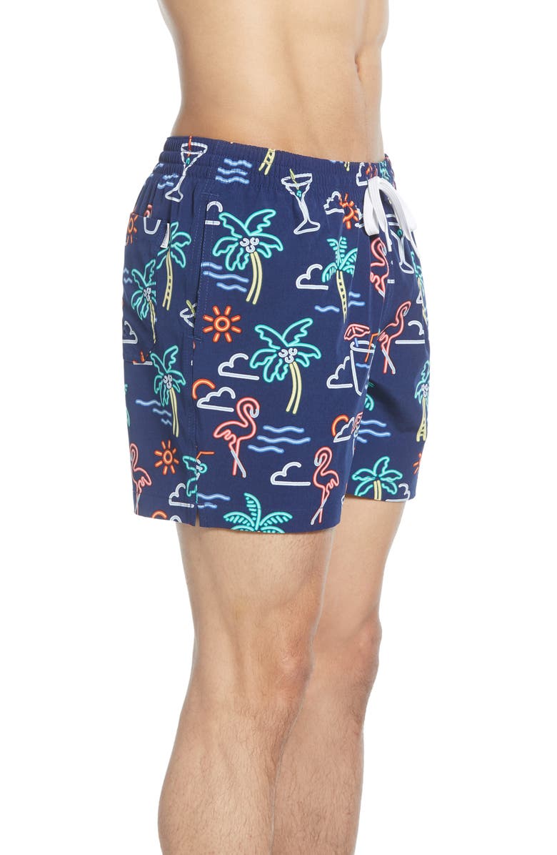 Chubbies The Neon Lights Swim Trunks, Alternate, color,