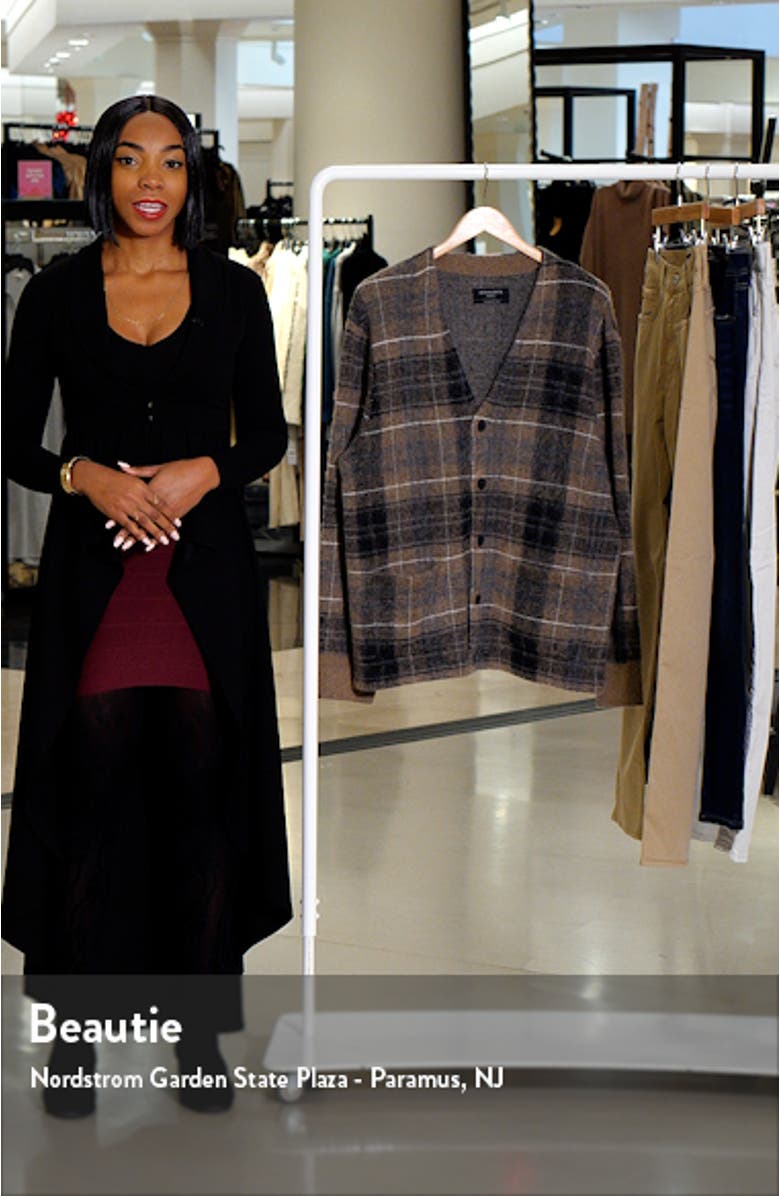 Aldrin Plaid Cardigan, sales video thumbnail