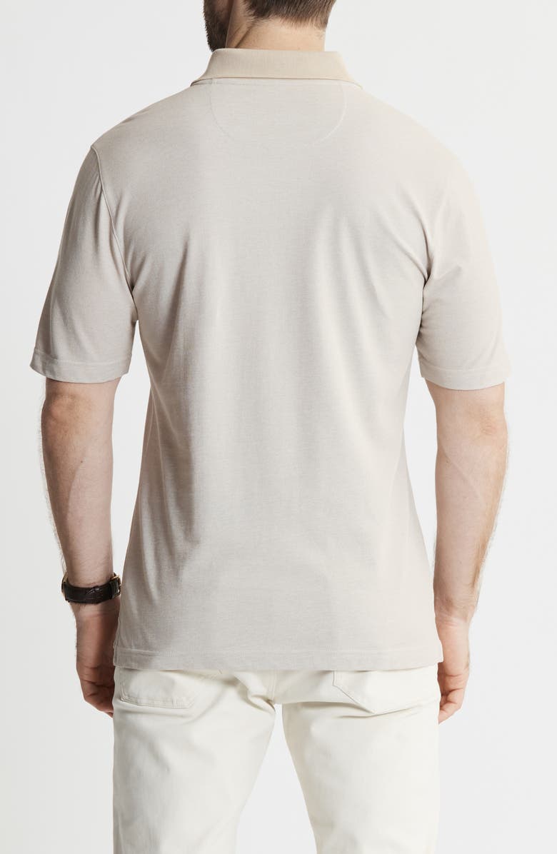 JACHS South Hampton Johnny Collar Polo, Alternate, color, Khaki