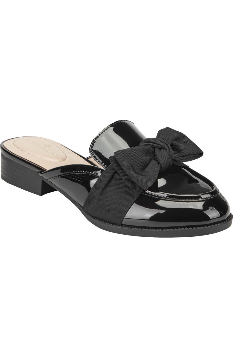 Bandolino Leilani Bow Mule, Main, color, Black