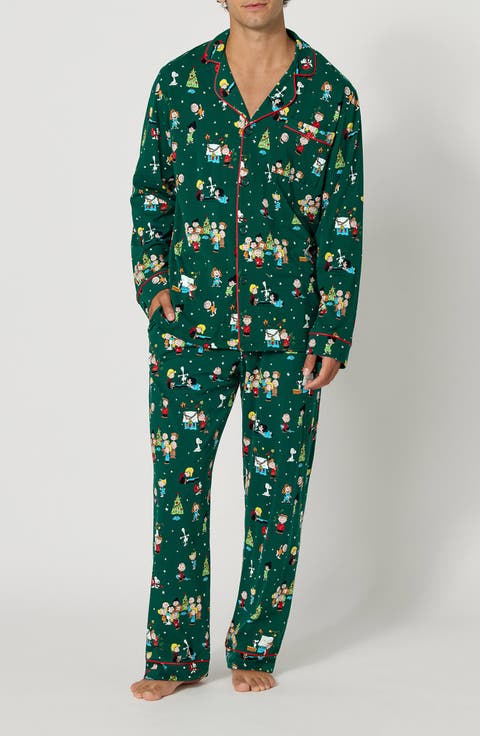Peanuts Holiday Cotton Jersey Pajamas