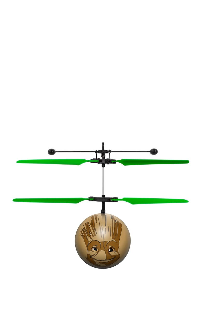 WORLD TECH TOYS Marvel Guardians of the Galaxy Baby Groot IR UFO Ball Helicopter, Main, color, 
