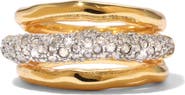 Alexis Bittar Solanales Crystal Orbiting Ring