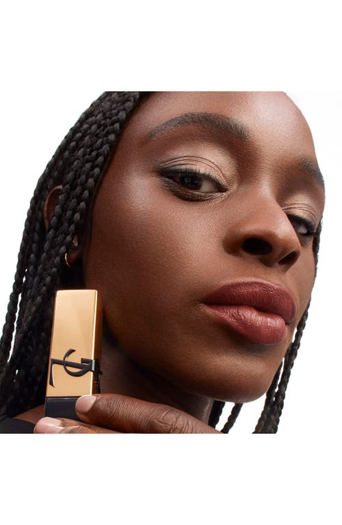 Saint Laurent Yves Rouge Pur Couture Caring Satin Lipstick With Ceramides In Nm Nu Muse