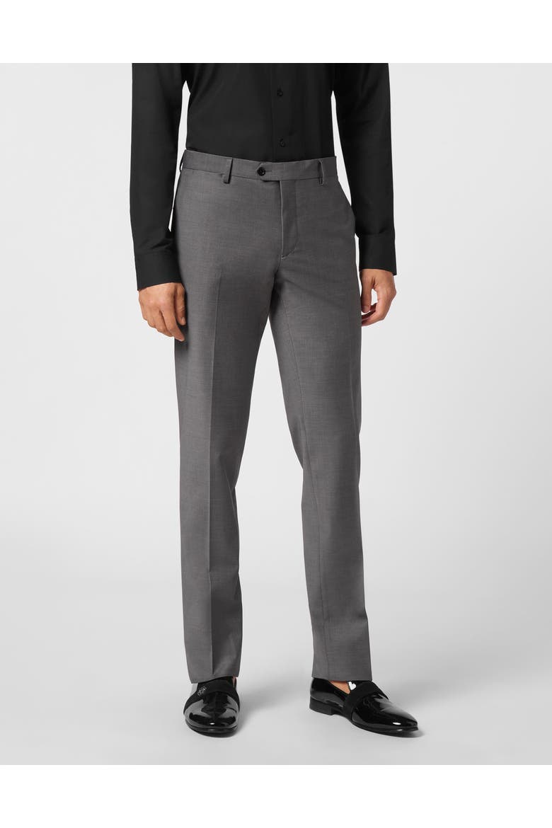 Classic Wool Trousers Men, Main, color, grey