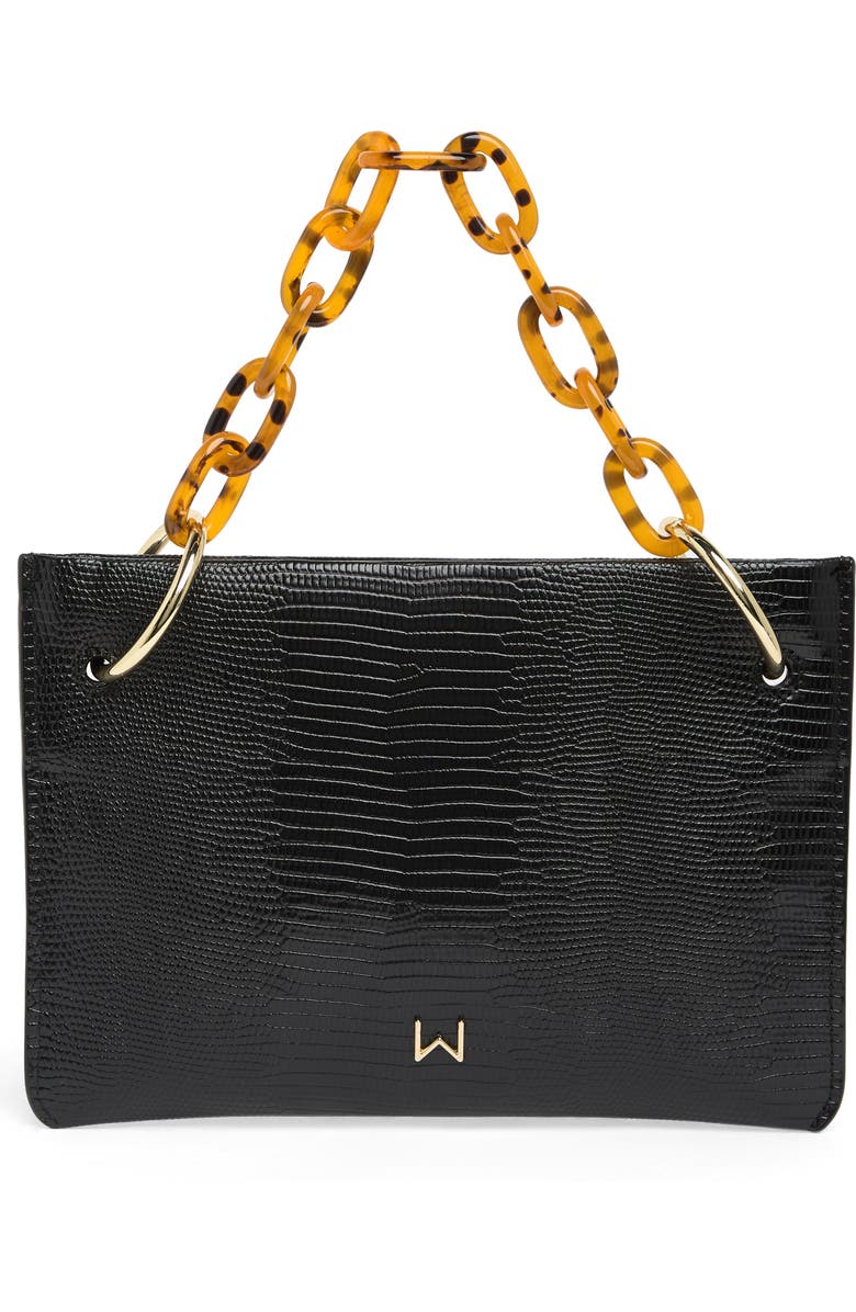 HOUSE OF WANT Vegan Leather Chill Clutch Handbag, Main, color,