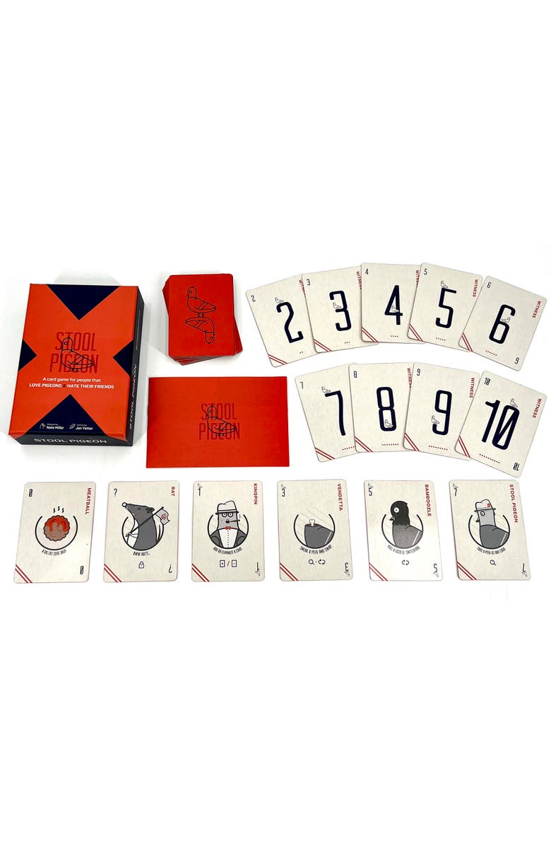 Barrel Aged Games Stool Pigeon, Tactical Card Game, Ages 8+, Up To 6 Players, Alternate, color, Multicolored